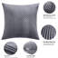 Aspire Homeware Embossed Square Velvet Cushion Cover-122903584-122221060