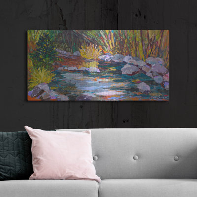 «Oak Creek Sedona» par St. Hilaire Elizabeth, art mural en métal