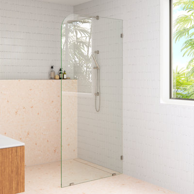 Solaris Frameless Fixed Radius Shower Panel