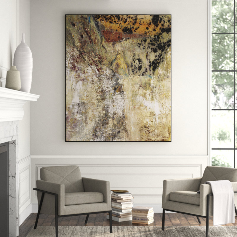 The Giving Tree II Painting, Black Framed