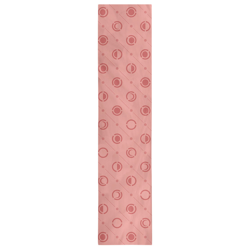 Classic Moon Phases Table Runner, 16" x 72", Brick Red