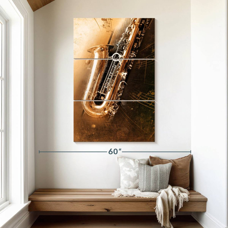 Abarca Saxophone Symphony, 50" H x 32" W