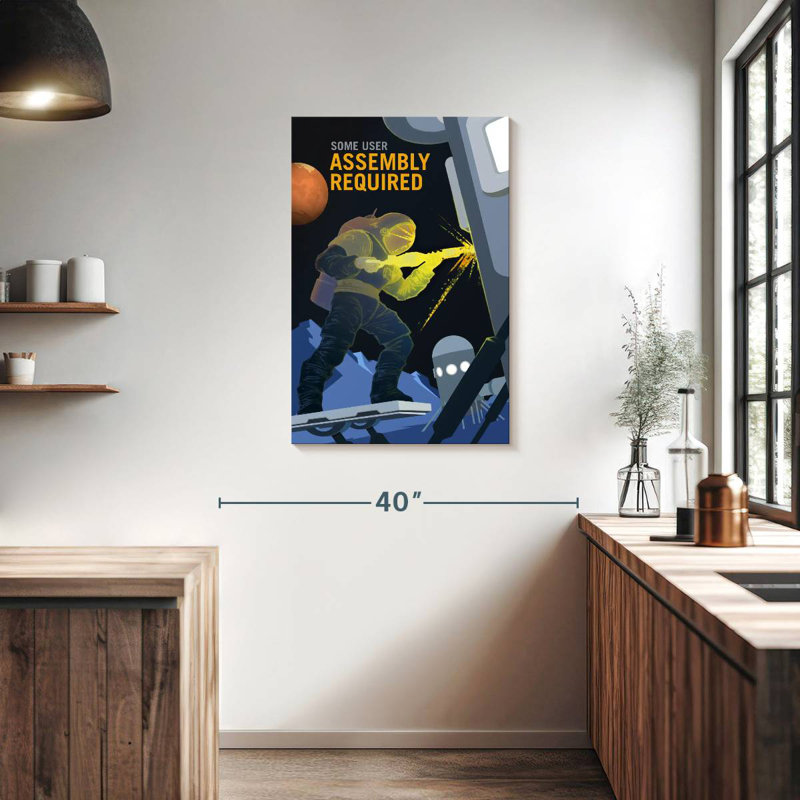 Oberle Mars Explorers Wanted Poster I, 36" H x 24" W
