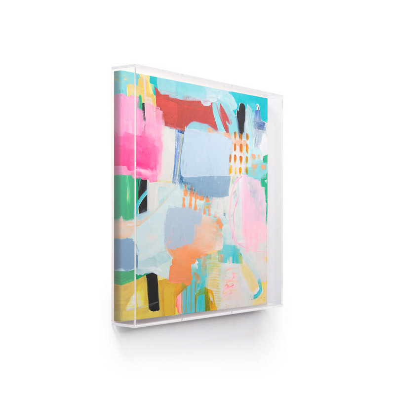 Just For Play by Leslie Gaworecki, 28" H x 28" W, Shadow Box