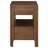 Verona Walnut 2-Drawer Nightstand Bedside Table