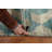 One-of-a-Kind 3'1" X 10'2" New Age Runner Wool Area Rug in