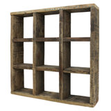 Morro Divided Shelf, Wood - 9 Cubes