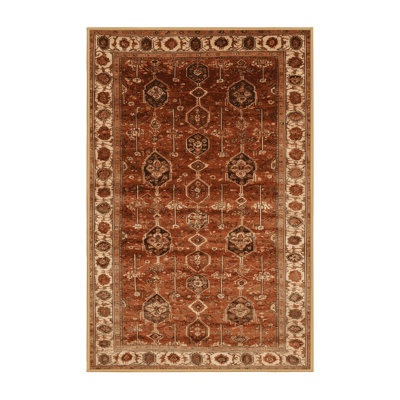 Tapis brun turc lavable à la machine
