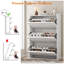 Armoire de rangement pour chaussures 18-40 paires avec tiroirs rabattables 2/3/4/6-16384200