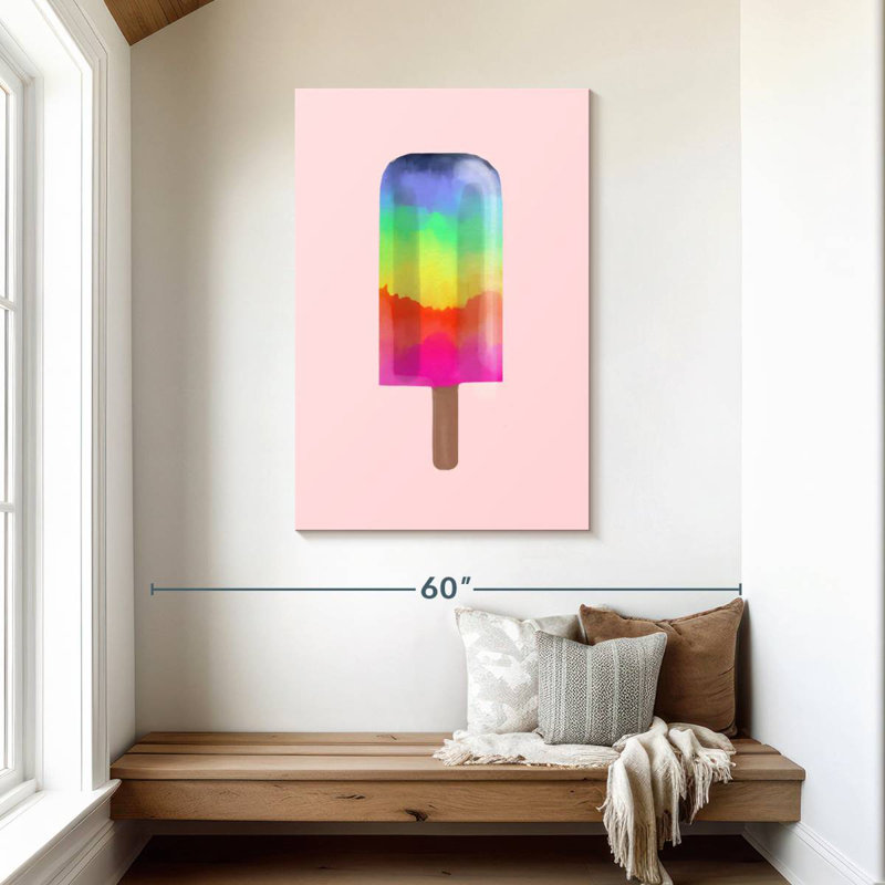 Yarlin Rainbow Popsicle, 45" H x 30" W