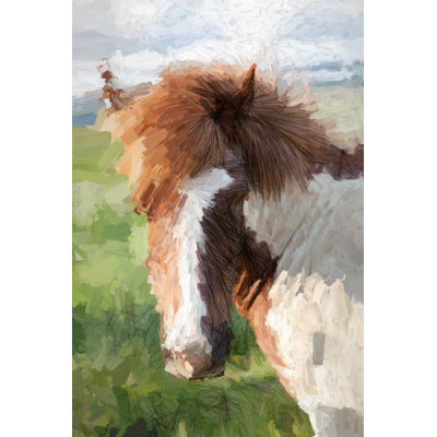 Painted Horsey - Wrapped Canvas Painting