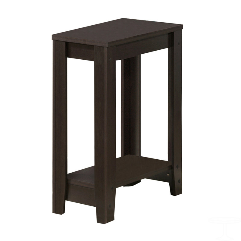 Accent Table, Side, End, Nightstand, Lamp, Laminate, Transitional, Espresso