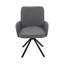 Upholstered Linen Swivel Lounge Chair-1910530830