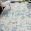 Tapis abstrait gris / bleu Brazell-1984844206