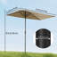 Parasol pour terrasse 8 pi demi-parasol-1422128773