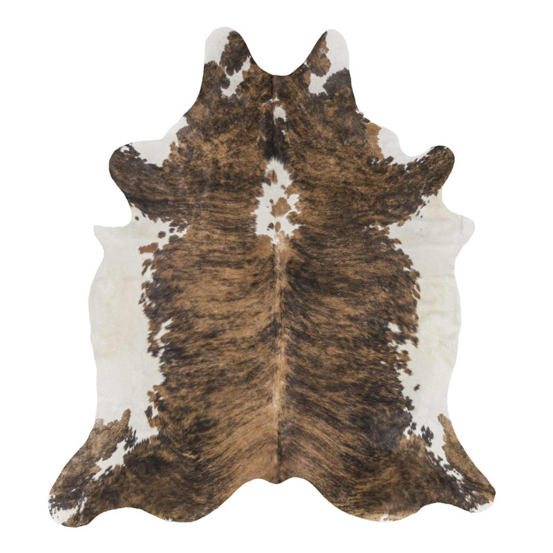 Tapis brun en peau de vache Amott Exotic