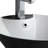34.62" Tall Ceramic Circular Pedestal Bathroom Sink with Overflow-55036299