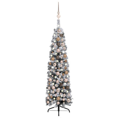 Slim Artificial Christmas Tree