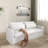 Carevic 80'' Modern Upholstered Slip Covers Sofa For Living Room, Couches With Solid Wood Frame-26109872