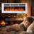 70"Electric Fireplace TV Stand - 12 Flame Colors, Music Sync LED, Adjustable Heat, Fits TVs Up to 80-2050835570-2023085081