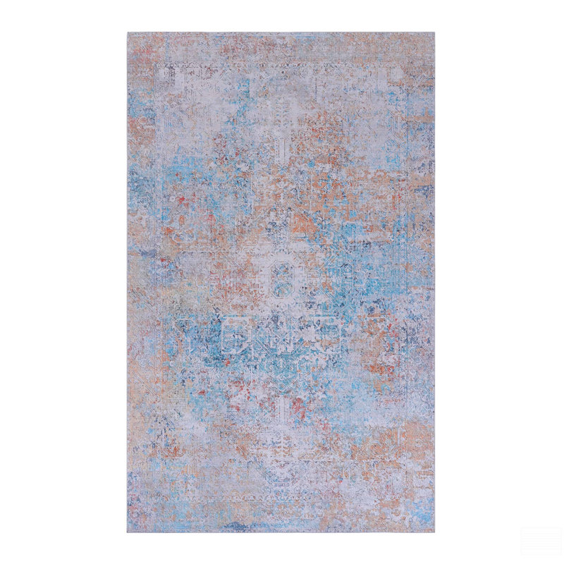Washable Rug 4X6 Area Rug, Rectangle 4' x 6'
