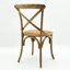 Arnulfo Cross Back Dining Chair, Hand-Finished Distressed Design, Stylish and Comfortable Seating for Any Room-123105669-29423219