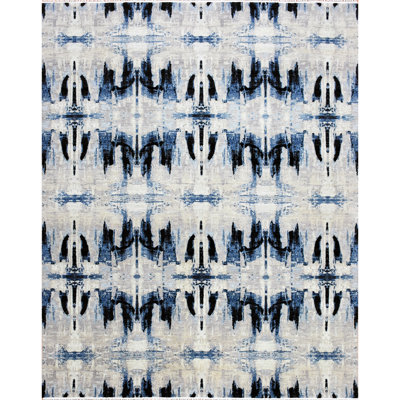 Wool Ikat Indoor Rug