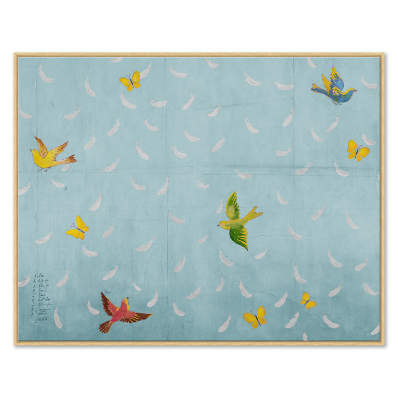 Plumes, bleu (var. 2)