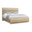 Grand lit doré avec lumières DEL-393550759