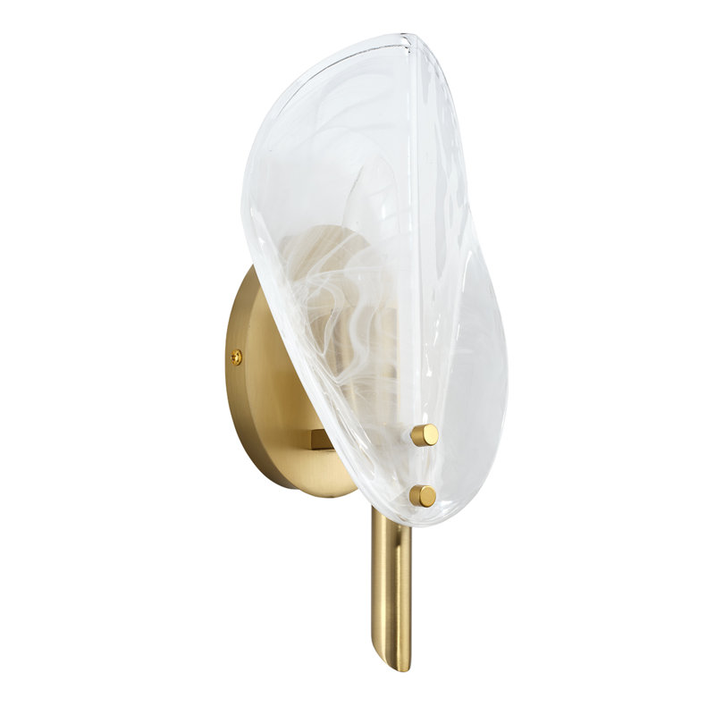 Magnolia Wall Sconce, White