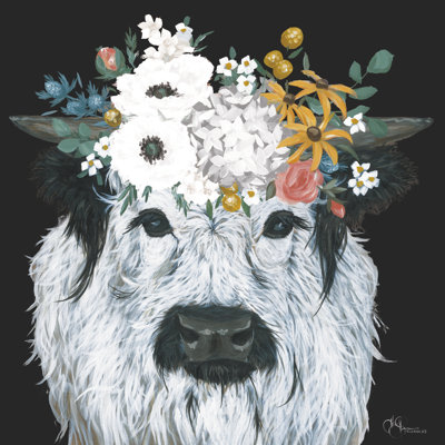 " Mrs. Calloway On Black " by Hollihocks Art
