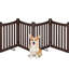 Barrière autoportante pliable pour chien de 80 po x l 24 po H 24 po-1100268297-1321996505