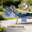 Méridiennes pliantes Garden 2, chaises longues d'extérieur à dossier réglable-1142065352