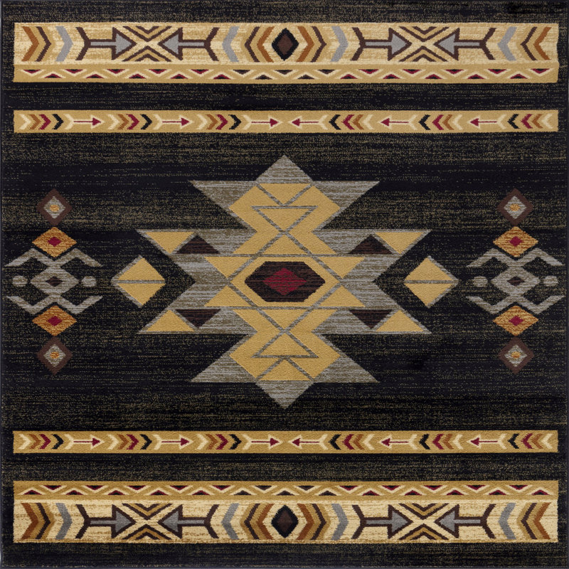 7'10" X 10'3" Southwest Area Rug, Rectangle 7'10" x 10'3"