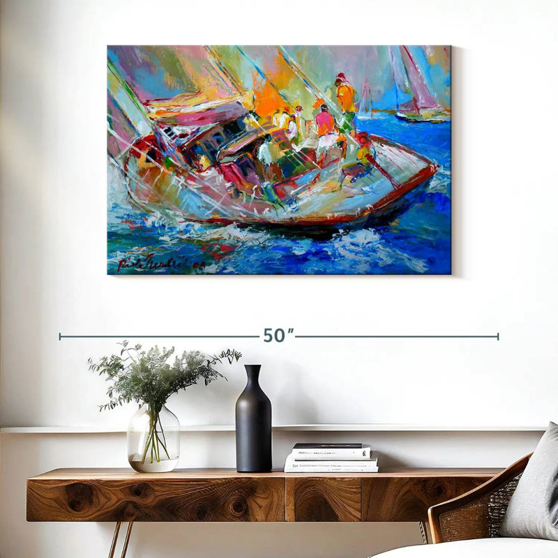 Mehar Sail, 26" H x 39" W