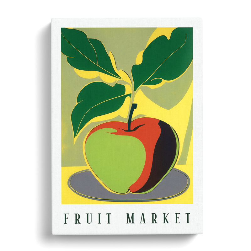 Fruit Market Exhibition Apple Vol.9 - Wrapped Canvas, 91cm H x 60cm W x 3cm D