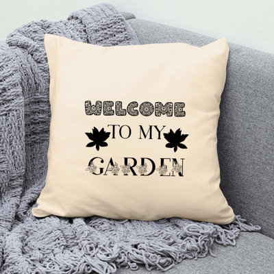 Polyester/Polyester Blend Reversible Throw Pillow