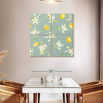 Motif de citron Yarlin Floursack II