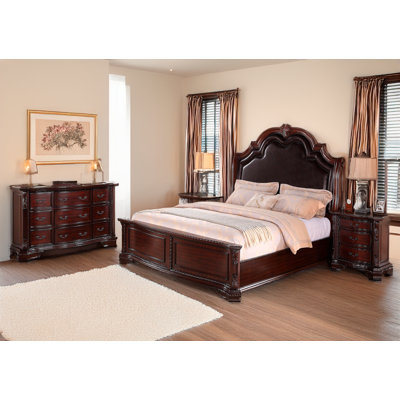Ellysha 3-2_Mariellen Upholstered Panel Bedroom Set