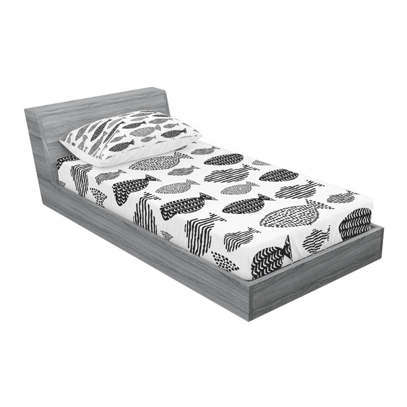 Ensemble de draps Minimalist, Taie d'oreiller pour lit simple