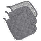 Prep & Savour Damontray Solid Colour Cotton Blend Potholder Set