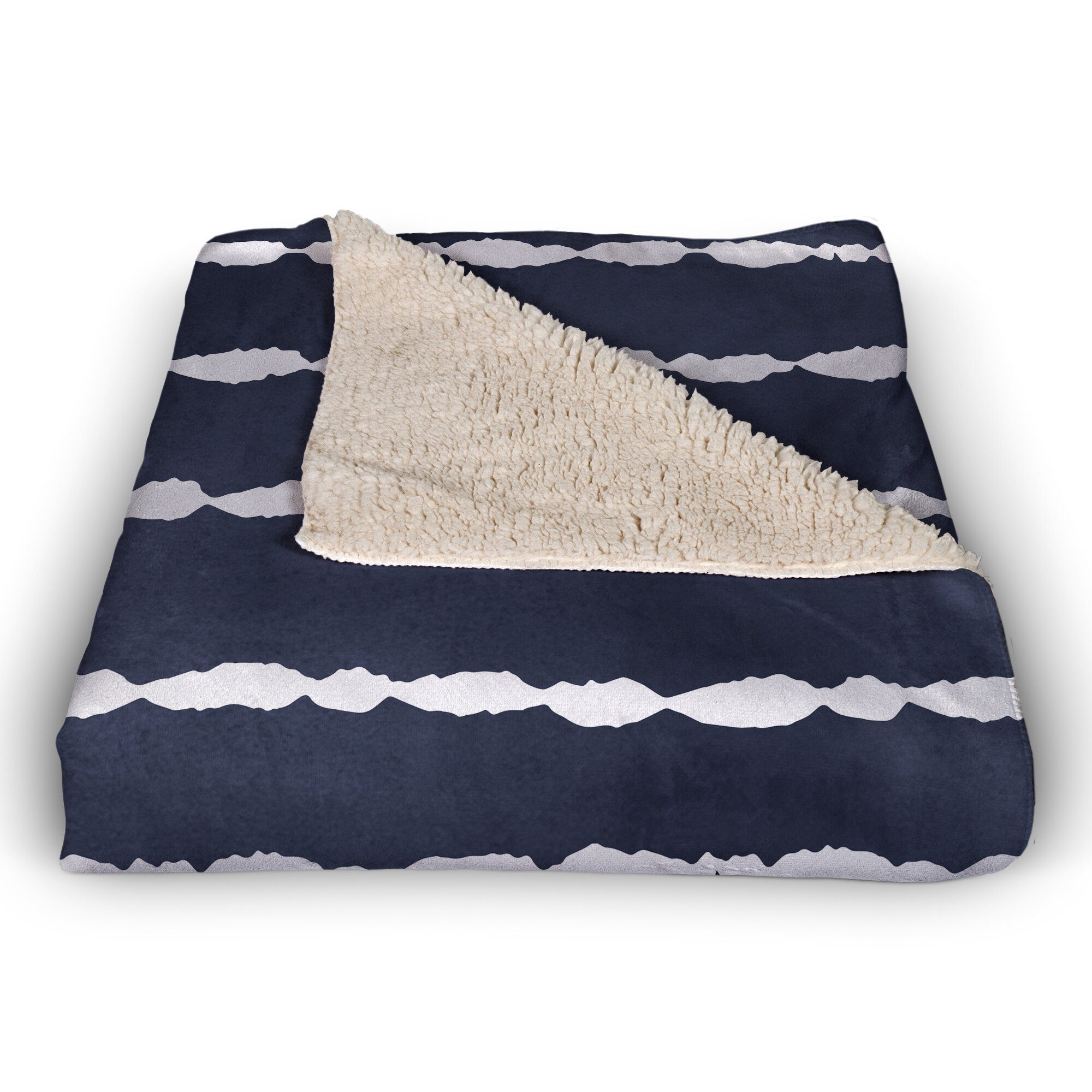 Birmingham Nautical Fleece Throw