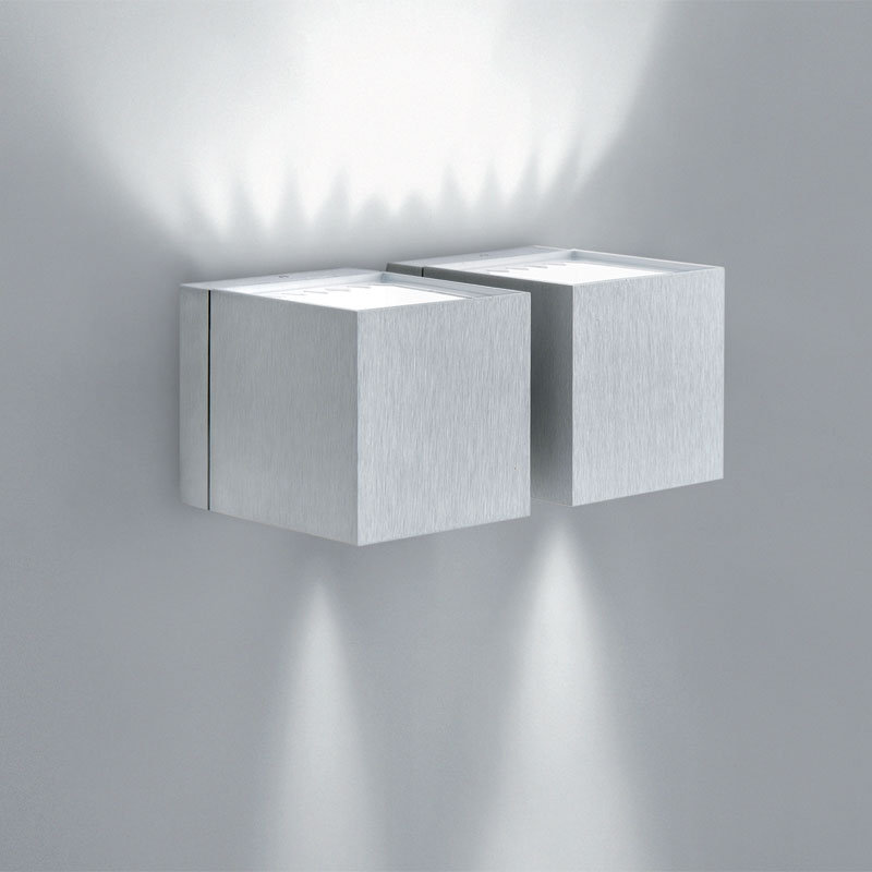 Dau 1-Light Flush Mount, Up AND Down Light, 1 x 60W Halogen Frosted bulb, Matte White Lacquer
