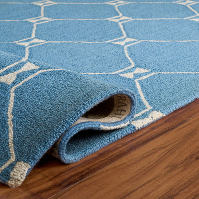 Asbed Hand Tufted Wool Geometric Rug