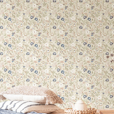 Blooming Garden Collection Tino Garden Wallpaper Roll