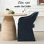 Upholstered Chenille Dining Armchair-1799670096