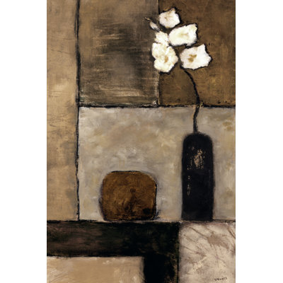 Earthy Orchid Panel I by Judi Bagnato - Wrapped Canvas Painting