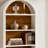 Storage Display Shelf,Elegant Arch Design Bookshelf