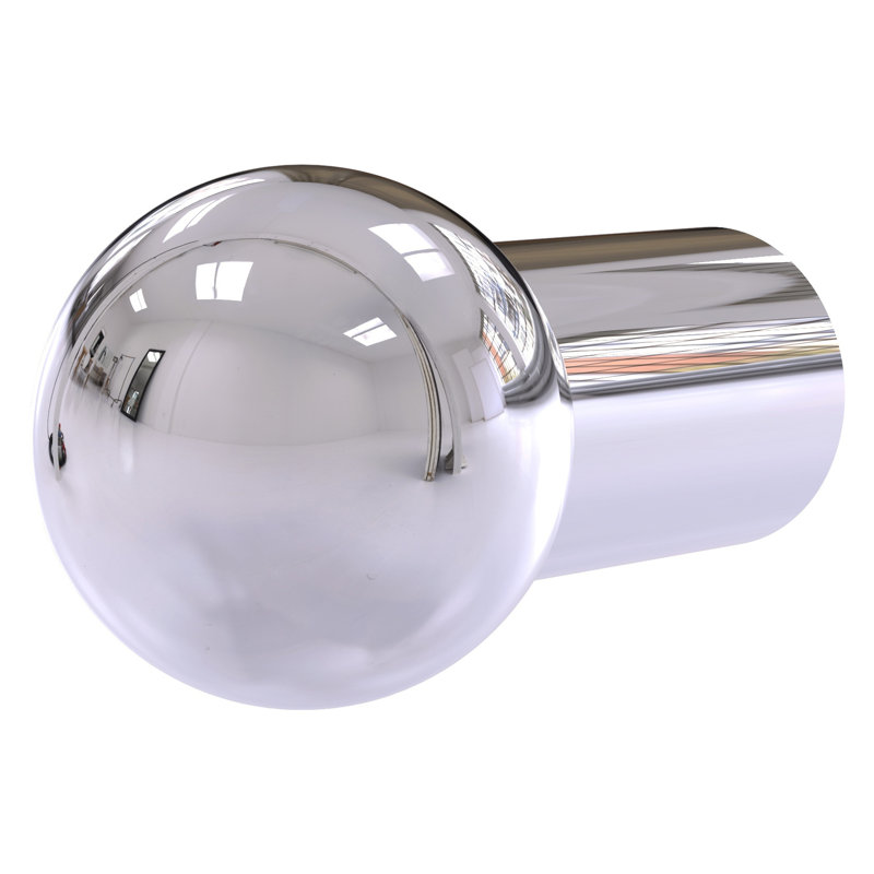Poignée ronde Gober, Chrome poli, 3/4"