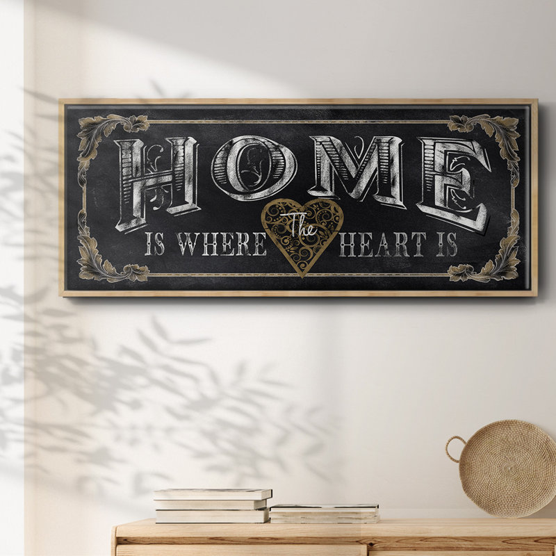 Home- Framed Canvas